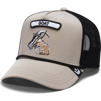Gorra trucker beige y negra cabra GB2 Goat The Rocker The...
