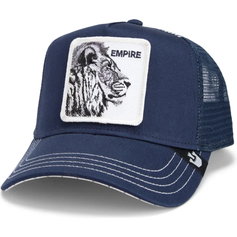 siltovka-zaoblena-tmavomodra-snapback-the-empire-lion-fab-farm-the-farm-goorin-bros