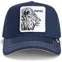 siltovka-zaoblena-tmavomodra-snapback-the-empire-lion-fab-farm-the-farm-goorin-bros