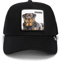 schwarze-trucker-mutze-rottweiler-hund-the-guard-dog-core-combo-the-farm-von-goorin-bros