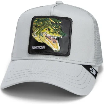 Šiltovky zaoblená kamionista sivá snapback cocodrilo Gator Swamp Monster Core Combo The Farm The Farm de Goorin Bros.