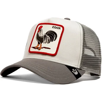 Gorra trucker gris gallo The Cock Global Core The Farm de...