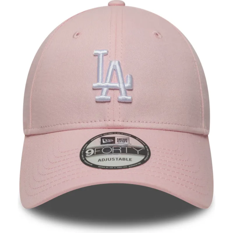 rosa-verstellbare-curved-cap-9forty-colour-pack-der-los-angeles-dodgers-mlb-von-new-era