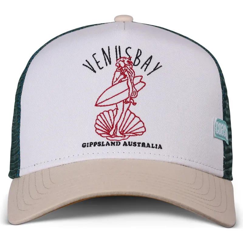 weisse-grune-und-beige-trucker-kappe-venus-bay-hft-von-coastal