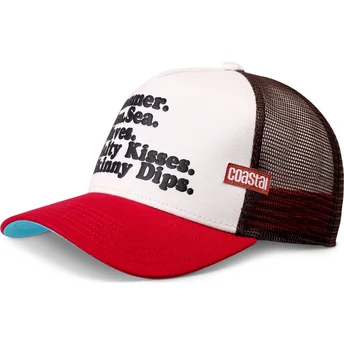 Gorra trucker azul Summer Sun Sea Waves Salty Kisses Skinny Dips HFT de Coastal