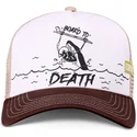 coastal-board-to-death-hft-white-and-brown-trucker-hat