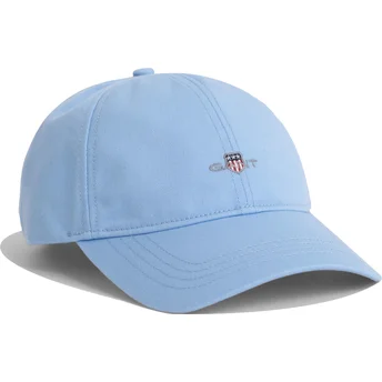 Gorra curva azul ajustable Shield Cotton Twill Capri Blue de Gant