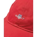 gorra-curva-roja-ajustable-shield-cotton-twill-ruby-red-de-gant