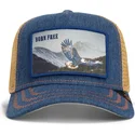 siltovka-zaoblena-tmavomodra-snapback-born-free-wild-heart-the-farm-goorin-bros