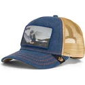 siltovka-zaoblena-tmavomodra-snapback-born-free-wild-heart-the-farm-goorin-bros