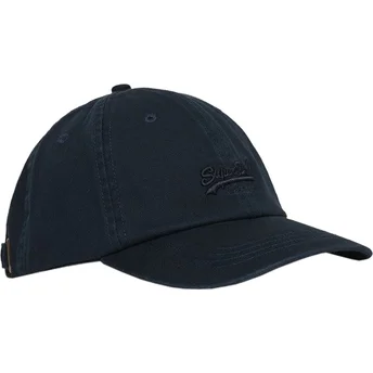 Gorra curva azul marino ajustable Vintage Embroidery Eclipse Navy de Superdry