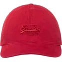 cap-zaoblena-red-adjustable-strap-superdry