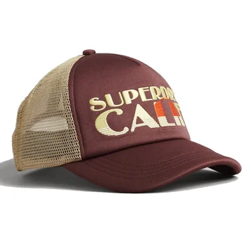 Gorra trucker marrón Vintage Brown Chicory Coffee de Superdry