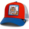 gorra-trucker-naranja-blanca-y-azul-tigre-king-team-tiger-original-recipe-team-pride-the-farm-de-goorin-bros