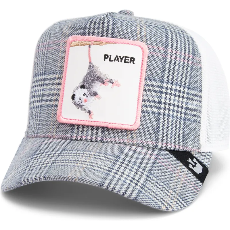siltovka-zaoblena-tmavomodra-snapback-goorin-bros-player-possum-luxury-moon-the-farm-navy-blue-and-white-hat-the-farm-goorin-bro