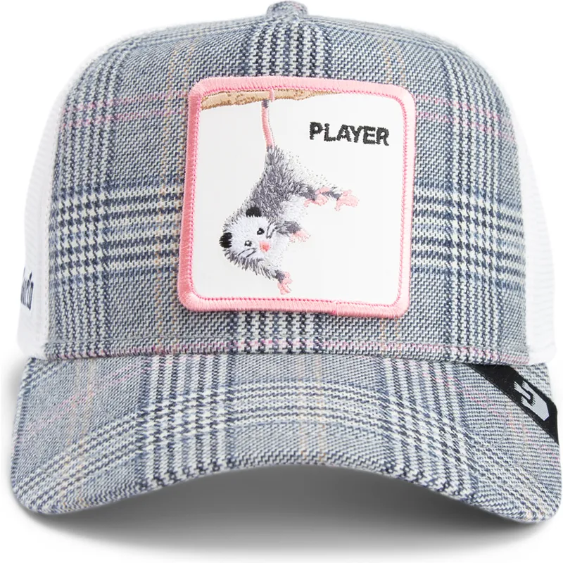 siltovka-zaoblena-tmavomodra-snapback-goorin-bros-player-possum-luxury-moon-the-farm-navy-blue-and-white-hat-the-farm-goorin-bro