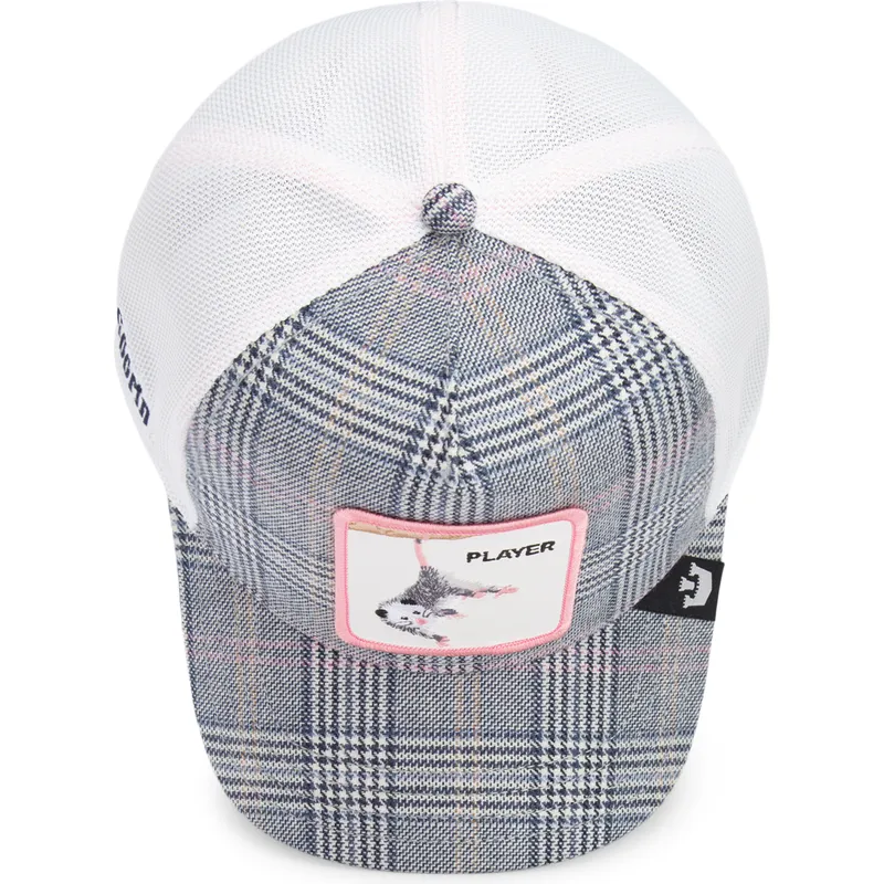 siltovka-zaoblena-tmavomodra-snapback-goorin-bros-player-possum-luxury-moon-the-farm-navy-blue-and-white-hat-the-farm-goorin-bro