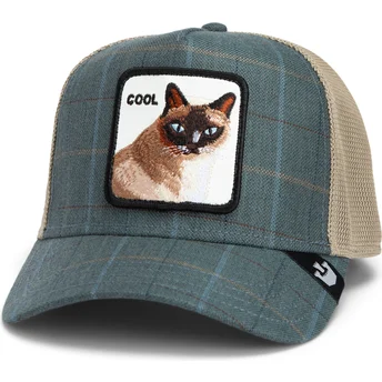 Šiltovka zaoblená modrá snapback Goorin Bros. Cool Cat Luxury Moon The Farm Blue Hat The Farm Goorin Bros.