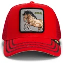 gorra-trucker-roja-caballo-rebel-the-wild-west-core-canvas-the-farm-de-goorin-bros