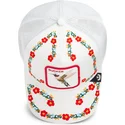 siltovka-zaoblena-biely-snapback-goorin-bros-hummingbird-sucker-necessary-nectar-flora-fauna-the-farm-white-hat-the-farm-goorin-