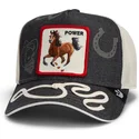 goorin-bros-power-full-throttle-pferdespiel-the-farm-marineblauer-trucker-hut