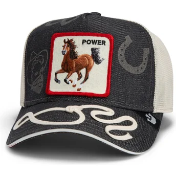 Šiltovka zaoblená tmavomodrá snapback Goorin Bros. Power Full Throttle Horse Play The Farm Navy Blue Hat The Farm Goorin Bros.