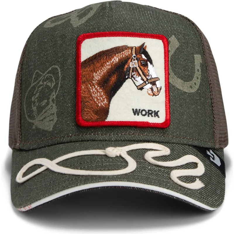 siltovka-zaoblena-zelena-snapback-goorin-bros-work-double-shift-horse-play-the-farm-green-hat-the-farm-goorin-bros