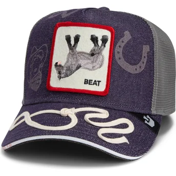 Goorin Bros. Beat Dead Horse Horse Play The Farm Purple Trucker Hat