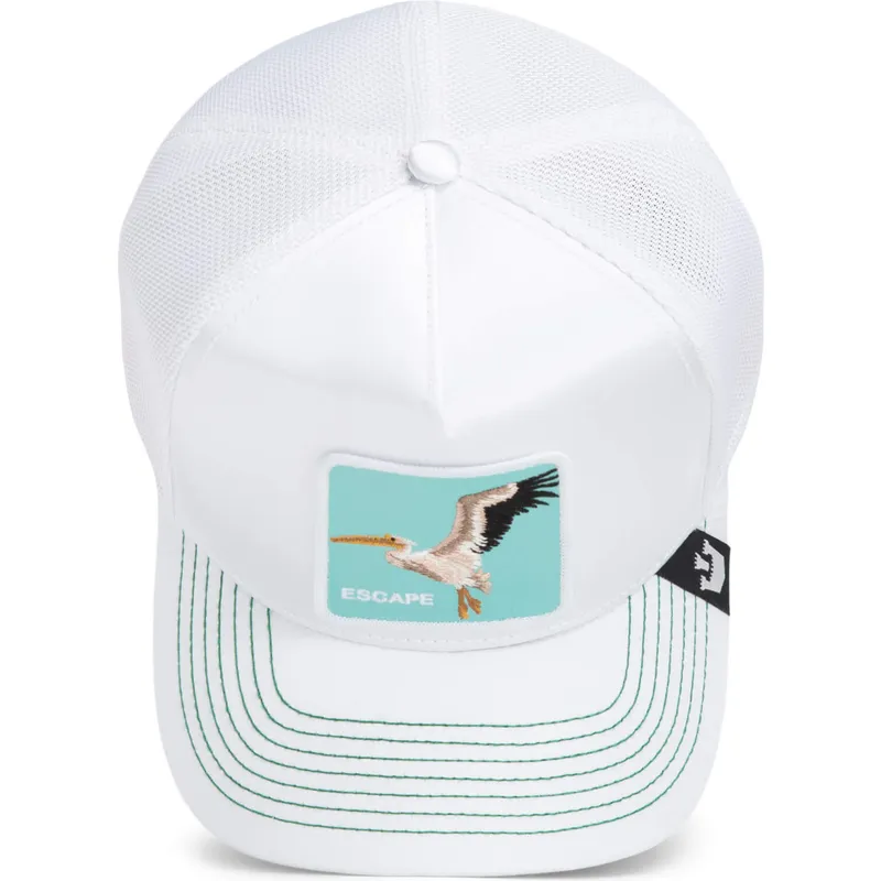 cap-zaoblena-white-snapback-goorin-bros-pelican-bird-escape-not-into-yoga-great-escape-the-farm-white-hat-the-farm-de-goorin-bro