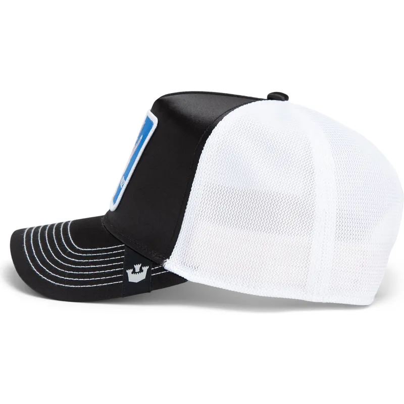 siltovky-zaoblena-kamionista-cierna-snapback-goorin-bros-dolphin-rizz-rizzky-bizznizz-great-escape-the-farm-black-and-white-hat-