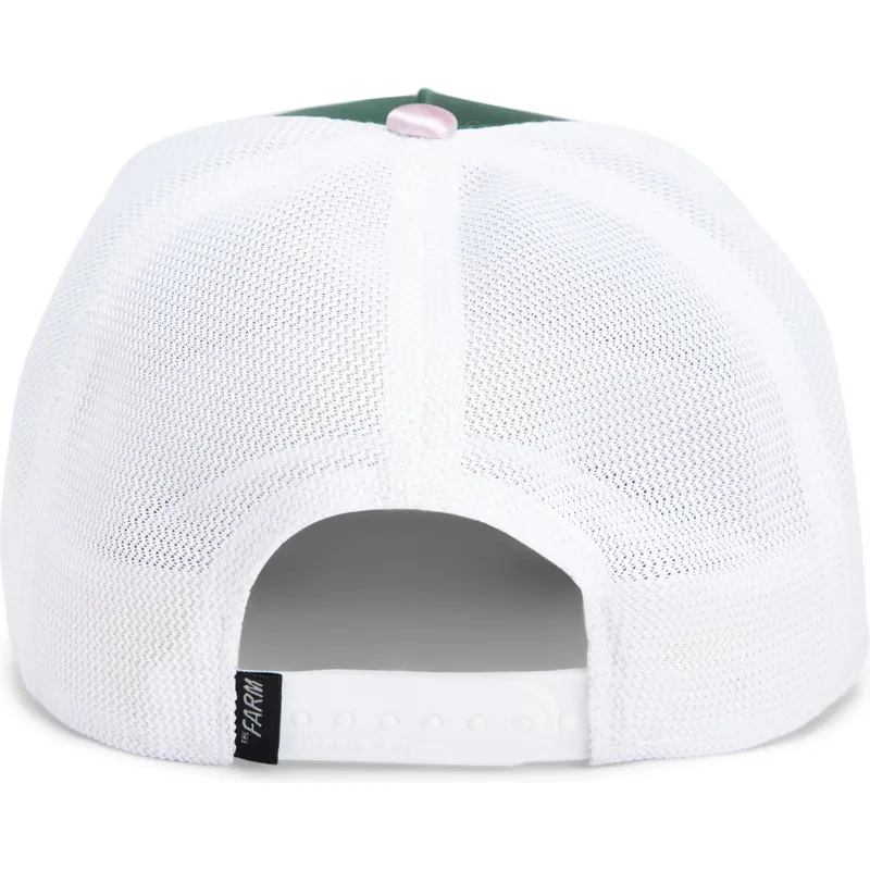 goorin-bros-turtle-wavy-allablur-great-escape-the-farm-grune-weisse-und-rosa-trucker-mutze