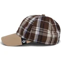 gorra-curva-marron-snapback-ask-your-mother-papa-cap-madras-the-farm-de-goorin-bros