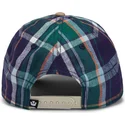 gorra-curva-azul-marino-y-marron-snapback-hardly-working-papa-cap-madras-the-farm-de-goorin-bros