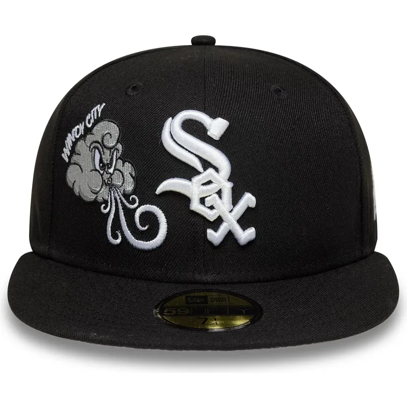 siltovka-rovna-cierna-upravena-59fifty-food-icon-windy-city-chicago-white-sox-mlb-new-era