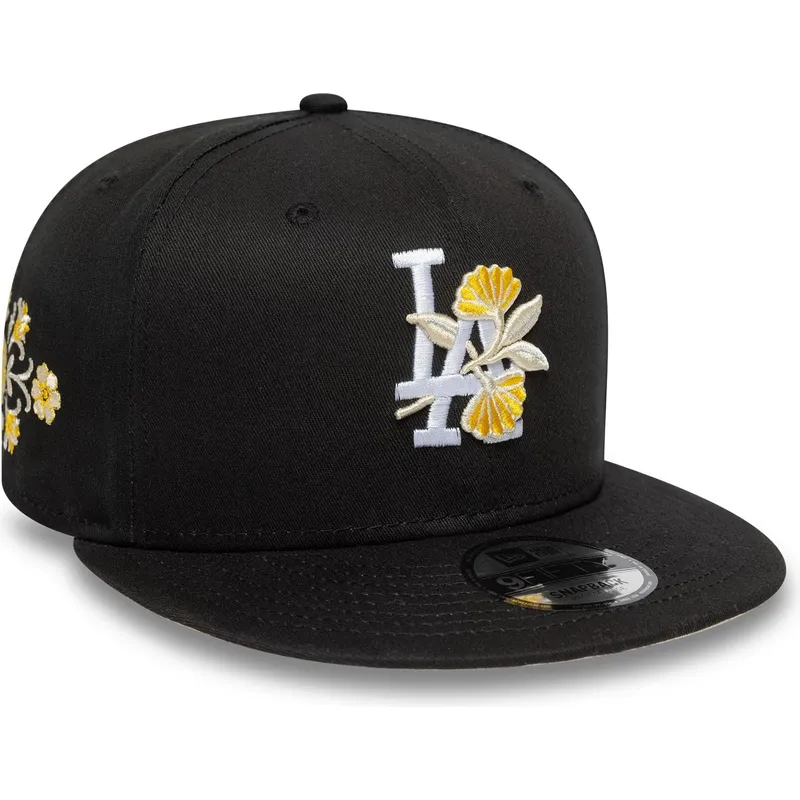 siltovka-rovna-cierna-snapback-9fifty-floral-los-angeles-dodgers-mlb-new-era