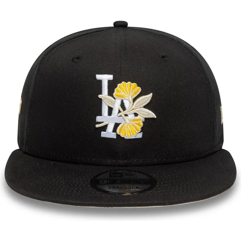 siltovka-rovna-cierna-snapback-9fifty-floral-los-angeles-dodgers-mlb-new-era