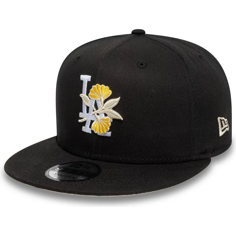siltovka-rovna-cierna-snapback-9fifty-floral-los-angeles-dodgers-mlb-new-era