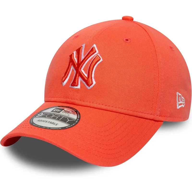 siltovka-zaoblena-oranzova-nastavitelny-9forty-team-outline-new-york-yankees-mlb-new-era