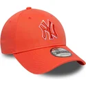 siltovka-zaoblena-oranzova-nastavitelny-9forty-team-outline-new-york-yankees-mlb-new-era