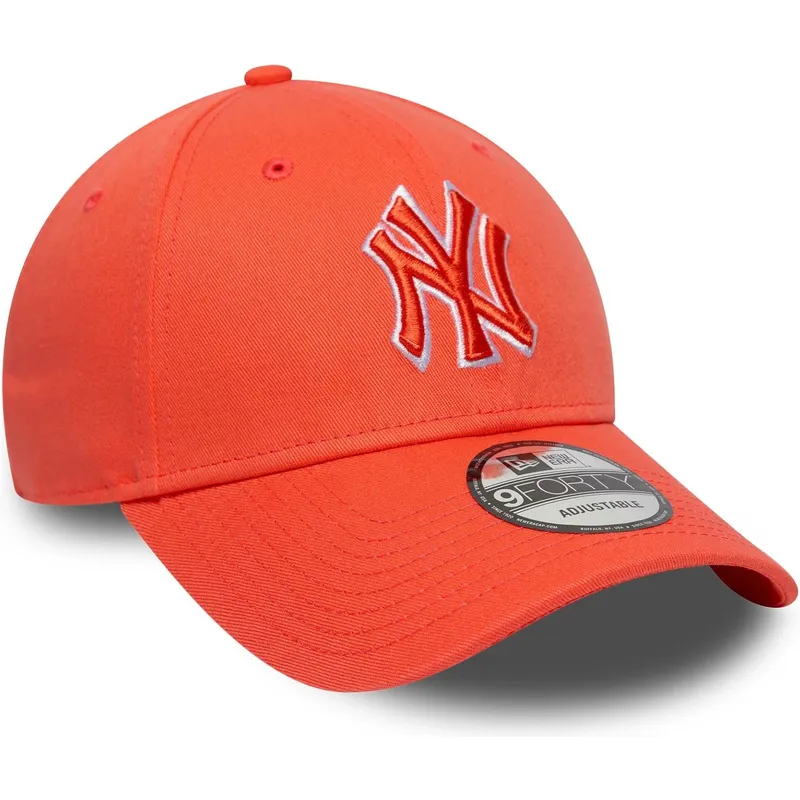 siltovka-zaoblena-oranzova-nastavitelny-9forty-team-outline-new-york-yankees-mlb-new-era