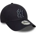 siltovka-zaoblena-tmavomodra-nastavitelny-9forty-team-outline-new-york-yankees-mlb-new-era