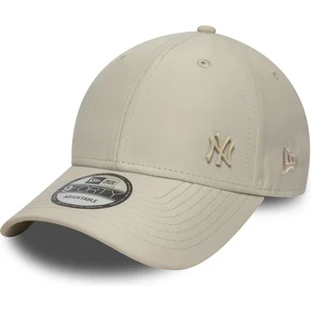 Cap zaoblená beige adjustable strap 9FORTY Tonal Flawless New York Yankees MLB New Era
