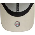 verstellbare-beige-gebogene-kappe-9forty-tonal-flawless-der-new-york-yankees-mlb-von-new-era