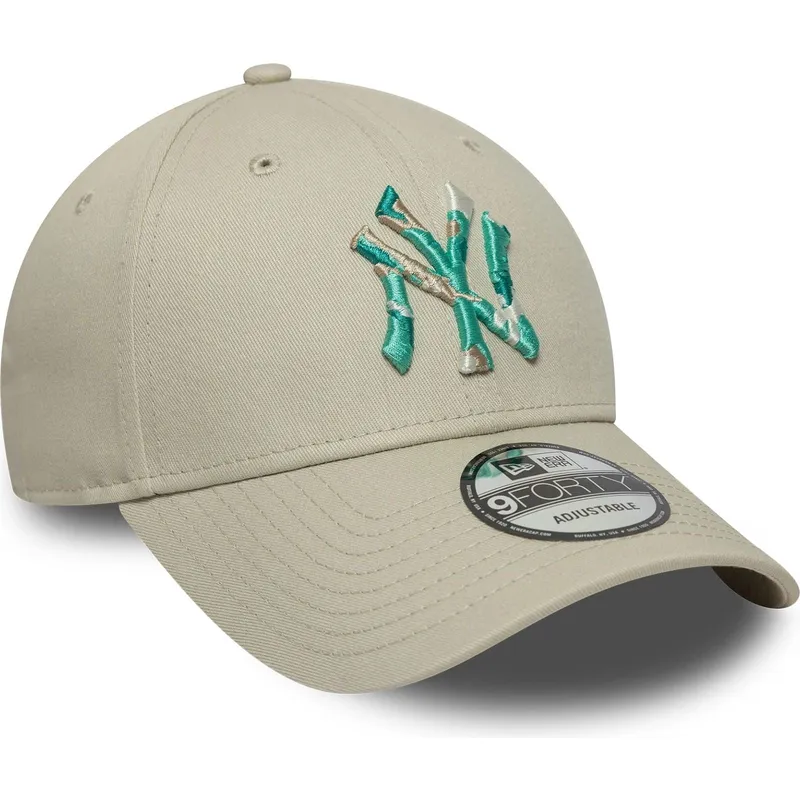 cap-zaoblena-beige-adjustable-strap-9forty-seasonal-infill-new-york-yankees-mlb-new-era