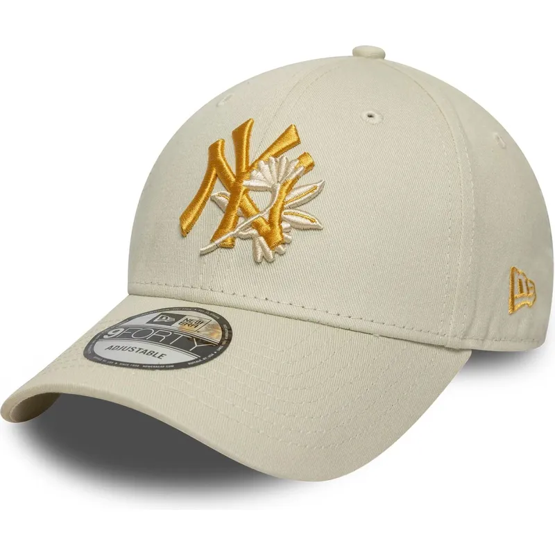 siltovka-zaoblena-bezova-nastavitelny-9forty-floral-icon-new-york-yankees-mlb-new-era