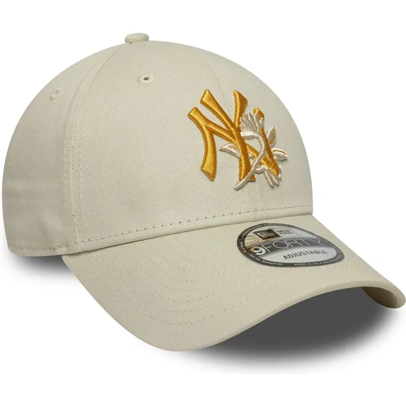 siltovka-zaoblena-bezova-nastavitelny-9forty-floral-icon-new-york-yankees-mlb-new-era