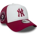 trucker-cap-weiss-und-rot-mit-rotem-logo-e-frame-world-series-von-new-york-yankees-mlb-von-new-era