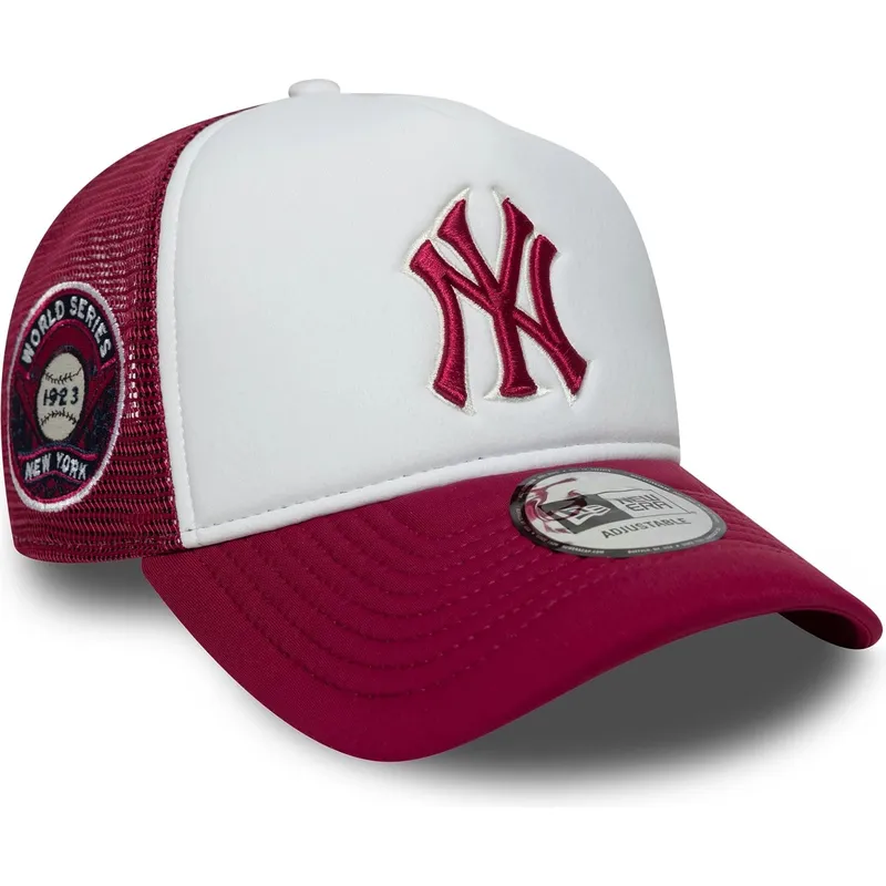 siltovka-zaoblena-cervena-snapback-e-frame-world-series-new-york-yankees-mlb-new-era