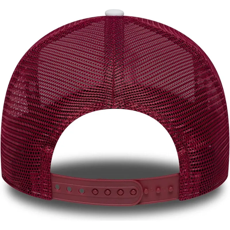 trucker-cap-weiss-und-rot-mit-rotem-logo-e-frame-world-series-von-new-york-yankees-mlb-von-new-era