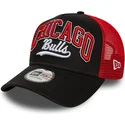 siltovka-zaoblena-cierna-snapback-e-frame-script-chicago-bulls-nba-new-era